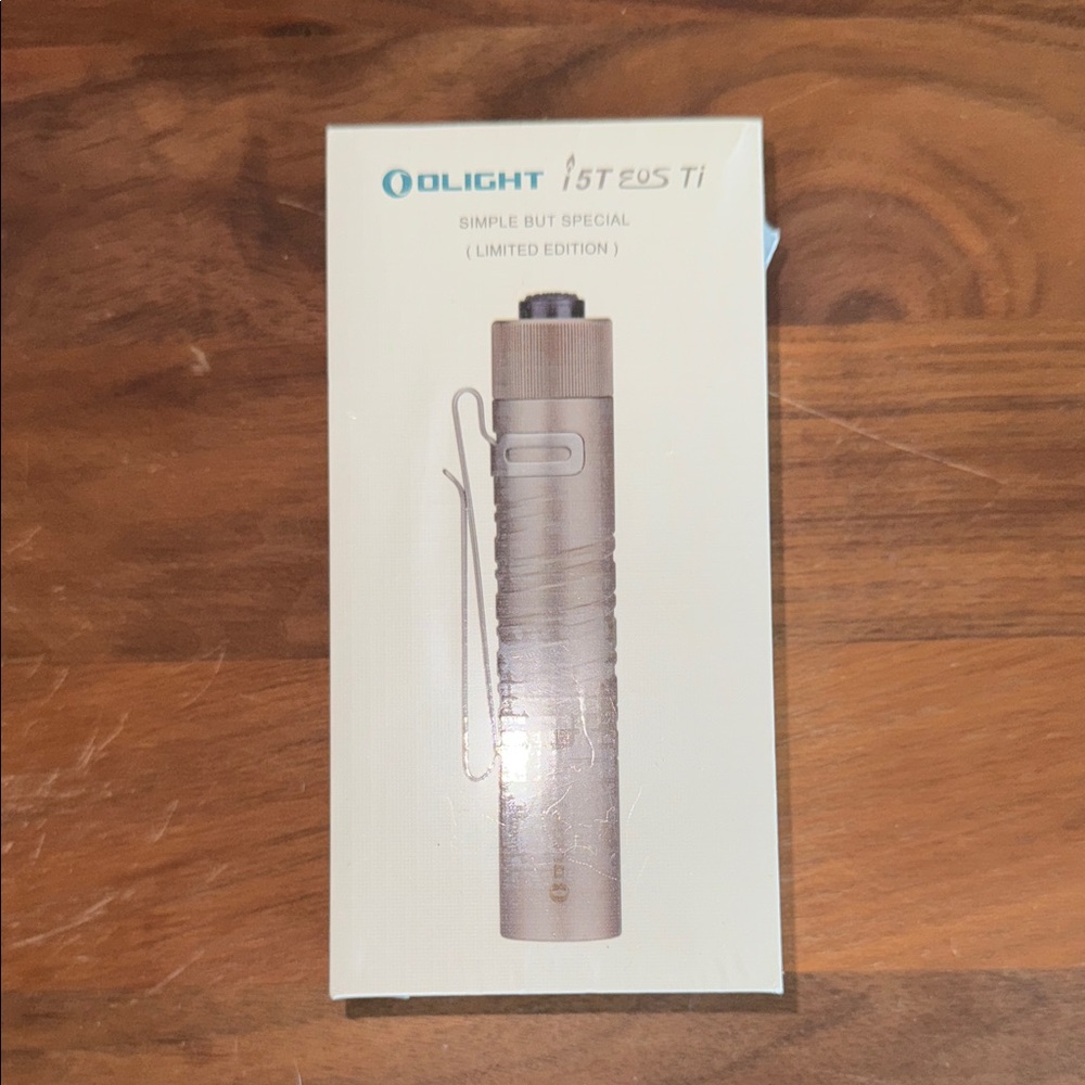 I5T EOS Ti Limited Edition Flashlight - Silver